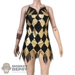 Dress: Hot Toys Harley Quinn Black & Gold Dress