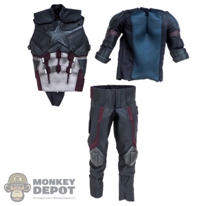 Uniform: Hot Toys Captain America Infinity War Suit