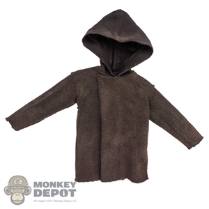 Shirt: Hot Toys Mens Brownish Hooded Tunic