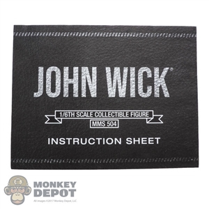 Tool: Hot Toys 1:1 John Wick Instructions