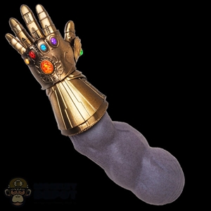 Arm: Hot Toys Infinity War Thanos Left Arm w/LED Gauntlet + Infinity Stones