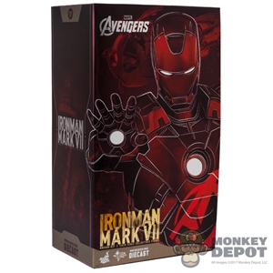 Display Box: Hot Toys Iron Man Mark VII DIECAST (EMPTY BOX)