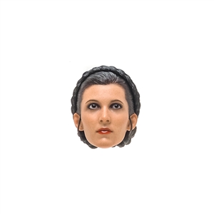 Head: Hot Toys Princess Leia w/Removable Hair