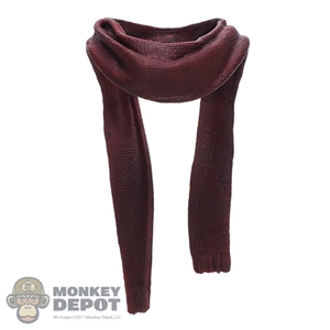 Scarf: Hot Toys Molded Burgundy Scarf