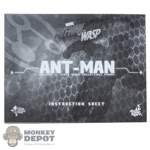 Tool: Hot Toys 1:1 Ant-Man and The Wasp: Ant-Man Instructions