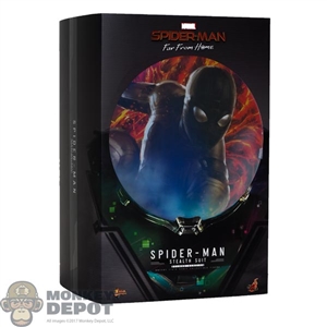 Display Box: Hot Toys Spider-Man (Stealth Suit) Deluxe Version (Empty Box)
