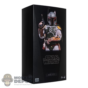 Display Box: Hot Toys The Empire Strikes 40th Anniversary Boba Fett (Deluxe Version) (906324) (EMPTY BOX)