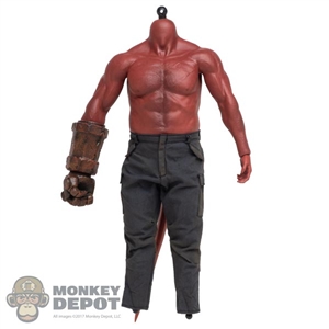 Figure: Hot Toys Hellboy Muscle Body w/Pants + Ankle Pegs