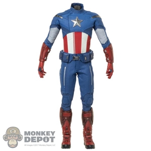 Figure: Hot Toys Captain America Body w/Boots, Hands, Belt + Armor