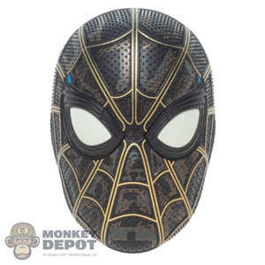 Head: Hot Toys Spider-Man (Black + Gold)