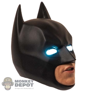 Head: Hot Toys Batman Head w/LED Eyes (Magnetic Neck Socket)