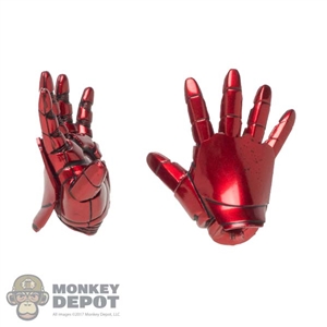 Hands: Hot Toys Iron Man Mark V Repulsor-Firing Hands (Light Up Function)