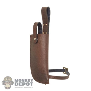 Holster: Hot Toys Mens Brown Drop Leg Holster (Weathered)