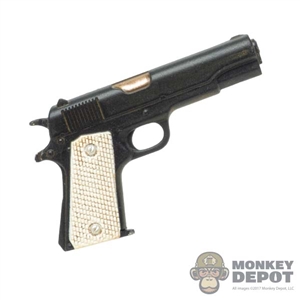 Pistol: Hot Toys 1911 Pistol w/White Grips