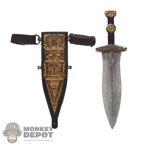 Knife: HY Toys Metal Dagger w/Sheath