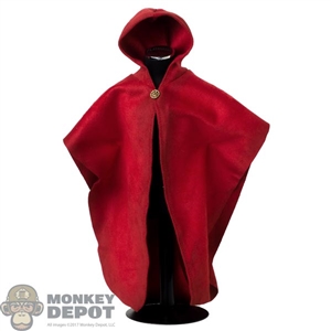Cape: HY Toys Mens Red Hooded Cloak
