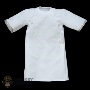 Shirt: HY Toys Mens White Long Top w/Decorative Sleeve Markings