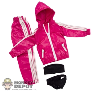 Clothing Set: In House Pink Female Windbreaker Set (IH-024PK)