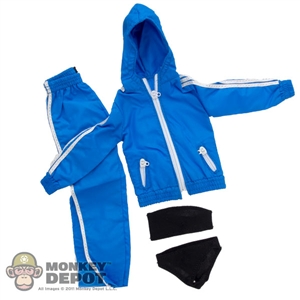 Clothing Set: In House Blue Female Windbreaker Set (IH-024BL)