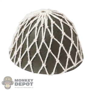 Helmet: IQO Model Japanese Metal Helmet w/Netting