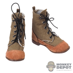 Boots: IQO Model WWII Japanese Cloth Boots