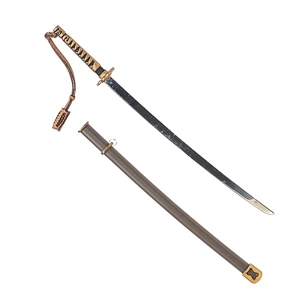 Sword: IQO Model WWII Japanese Sword w/Scabbard (Metal)