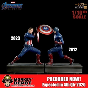 Statue: Iron Studios 1/10th Captain America 2012 or 2023