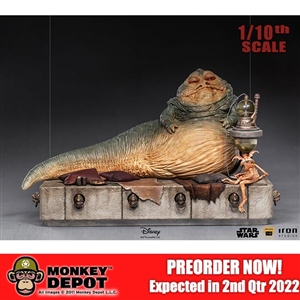 Statue: Iron Studios 1/10th Jabba the Hutt Deluxe (908512)