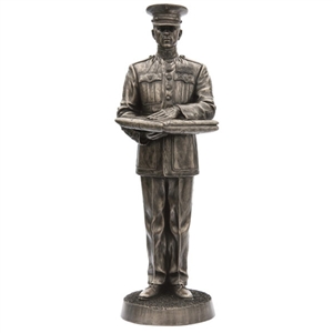 Statue: 1/6 Khaki Army Marine Honor Guard Bronze Statue