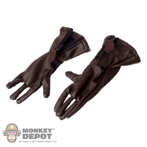 Gloves: King's Toys Brown RAF 1933 Pattern Flying Gauntlets