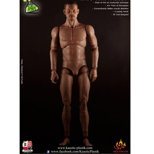 Figure: Kaustic Plastik 1/6 Athletik Male Body with Head Sculpt (African American) (KP03C)