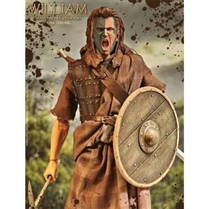 Boxed Figure: Kaustic Plastik William Wallace: Scottish Highlander Deluxe (GIKP-WH0010DX)