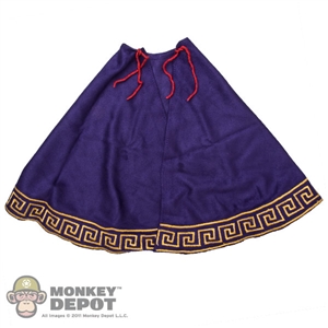 Cape: Kaustic Plastik Embroidered Purple Cape