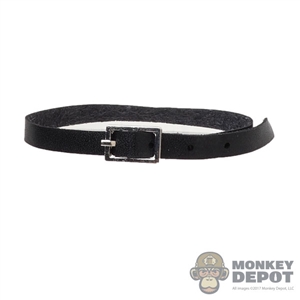 Belt: LIM Toys Mens Black Leather-Like Belt