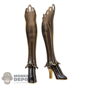 Boots: Lucifer Gold Boots w/Leg Armor