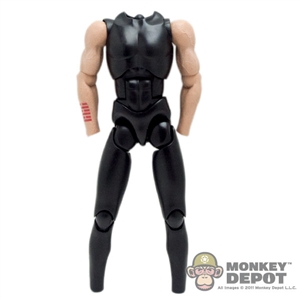 Figure: Sideshow Pro 1.2 Black Base w/ MUSCLE ARMS and Tattoo (No Hands, No Feet, No Head)