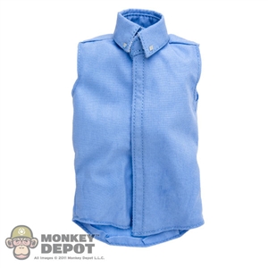 Shirt: Sideshow Blue Sleeveless Shirt