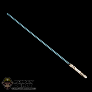 Sword: Sideshow Star Wars Dirty Blue Lightsaber Ignited