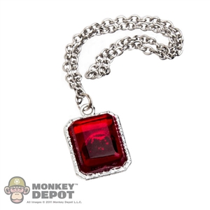 Necklace: Sideshow Ruby Medallion Necklace
