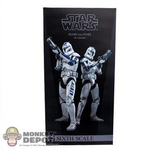 Display Box: Sideshow Star Wars Echo & Fives (EMPTY)