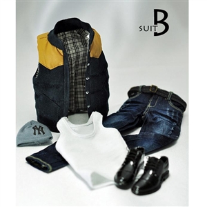 Uniform Set: Magic Cube Gilet w/ Contrast Trim Suit B (MCF-007B)