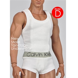 Clothing Set: Magic Cube CK White Underwear Set (MCF-058D)