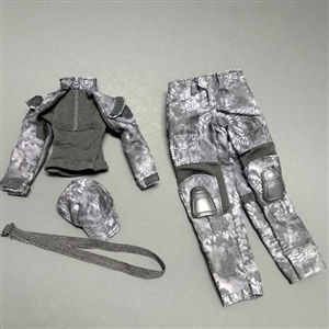 Uniform Set: Super MC Toys Female Black Python Camo Combat Set (MCF-061)