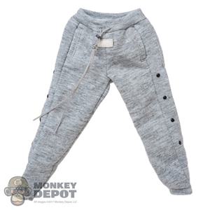 Pants: Magic Cube Mens Grey Tear-Away Sweatpants