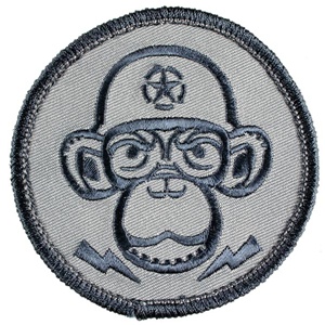 Monkey Depot Logo Patch Velcro Backed Green