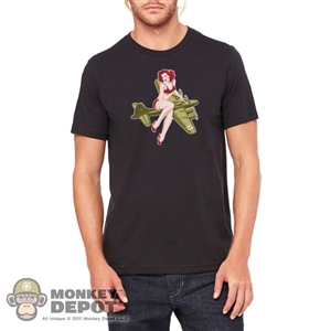 Monkey Depot Shirt: Mens Red Headed Bomber Girl
