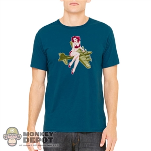 Monkey Depot Shirt: Mens Red Headed Bomber Girl