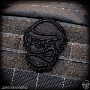 Patch: Monkey Depot Embroidered Maverick Monkey - Blackout