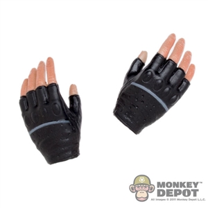 Hands: MIS Toys Black Fingerless Gloved Relaxed