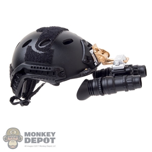 Helmet: Mini Times Black FAST w/NVG & Velcro